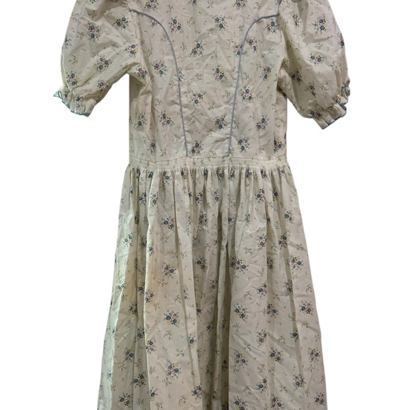 Vintage Dirndl Aus Bayern Dress With Blue Apron - Picture 3 of 5